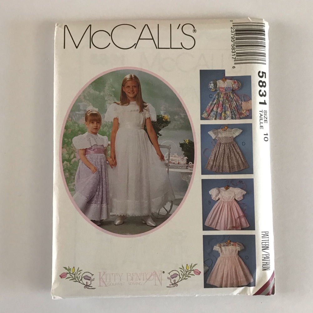 🧵3for12🧵 VTG McCall’s Pattern 5831 Child’s Dress